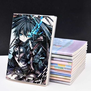 黑岩动漫周边套胶笔记本子手帐本作业日记本男女生节日礼物文具