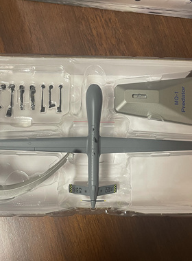 1：72合金飞机MQ-1捕食者无人攻击机无人机成品静态模型配有支架