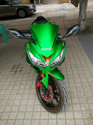 鬼火改装贴图黑色哑光车贴黑色贴膜自行车亚光电镀冰膜防水保护膜