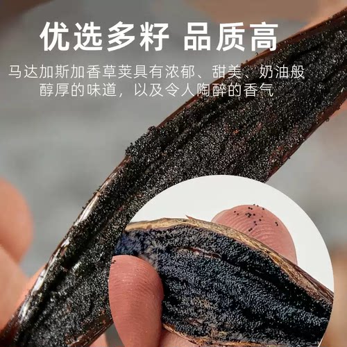 香草豆荚香草增香提味冰淇淋