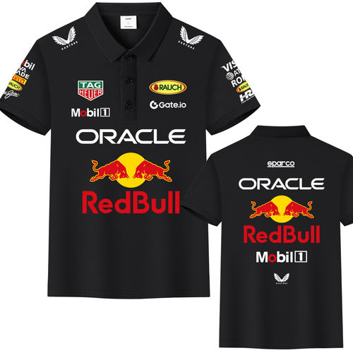 2025红牛车队维斯塔潘衣服F1方程式赛车定制夏男冰丝棉POLO衫短袖