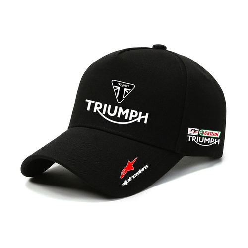 英国凯旋摩托车Triumph重机车户外骑行运动遮阳帽男休闲鸭舌帽子