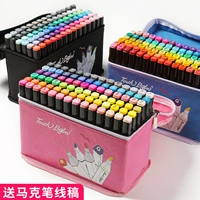 Двусторонний маркер, художественный комплект, профессиональный постер для школьников, водонепроницаемая акварель, цветные карандаши, 60 цветов, 24 цветов, 36 цветов, 48 цветов, полный комплект, ручная роспись