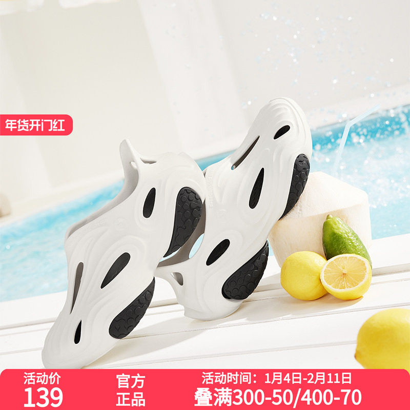 361凉拖鞋N40洞洞鞋2025秋季新款透气凉鞋情侣拖鞋运动沙滩拖鞋男