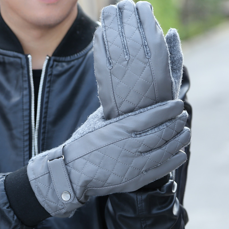 Gants pour homme      en Laine Cachemire - Ref 2782616 Image 1