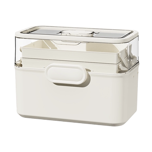 美术工具箱家用多功能画画工具万能物收纳折叠学生整理箱收纳盒