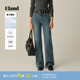 2025冬季 女宽松显瘦休闲长裤 Eland衣恋牛仔裤 新款 莱卡面料