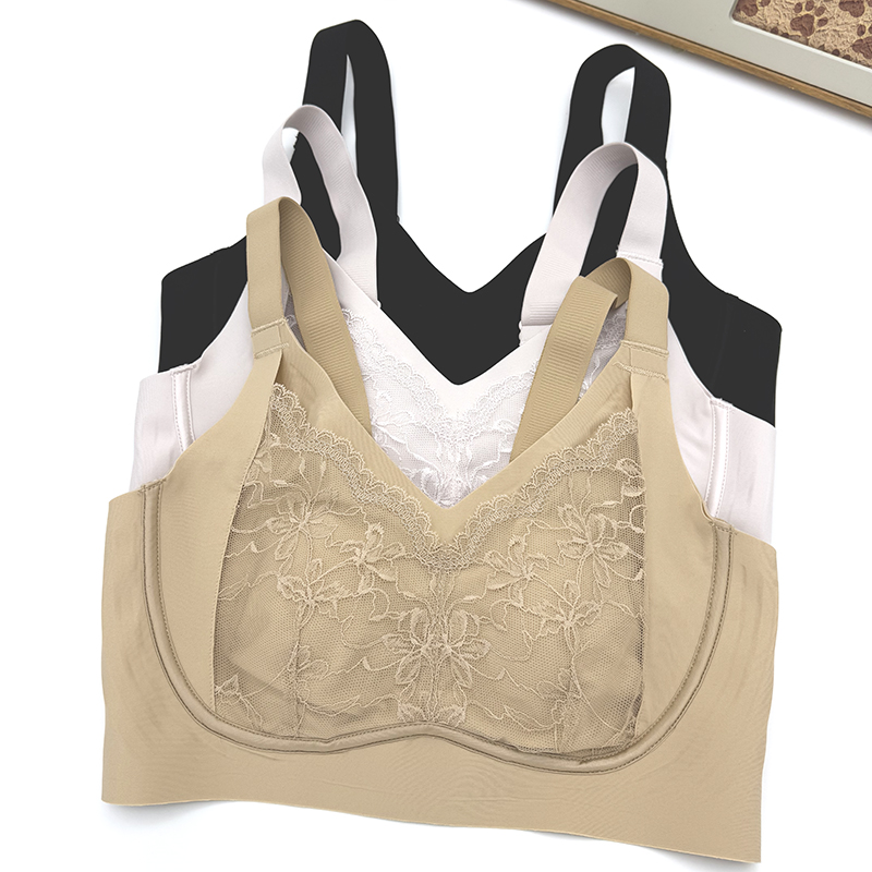 伊璐娇超薄兔耳朵杯大胸显小内衣