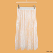 单层蕾丝裙一层纱裙罩裙春夏秋冬外搭半身裙中长透视薄网纱打底裙