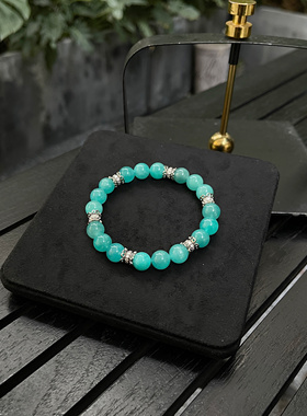 高级定制·天河石天然水晶手串增强信心勇气平复情绪焦虑