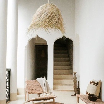 Pentfair阁楼草编灯罩挂饰