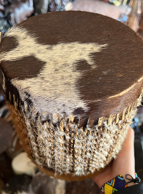 马赛鼓卧室客厅摆件古董