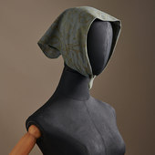 巴厘岛蜡染小方巾花布手工印染植物染料头巾手绢配饰波西米亚进口