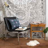 Hmong Thai Tribal 泰北部落手工蓝染刺绣抱枕套沙发枕