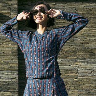 波西米亚印度染料手工印染上衣非洲图案 Print Indian Block