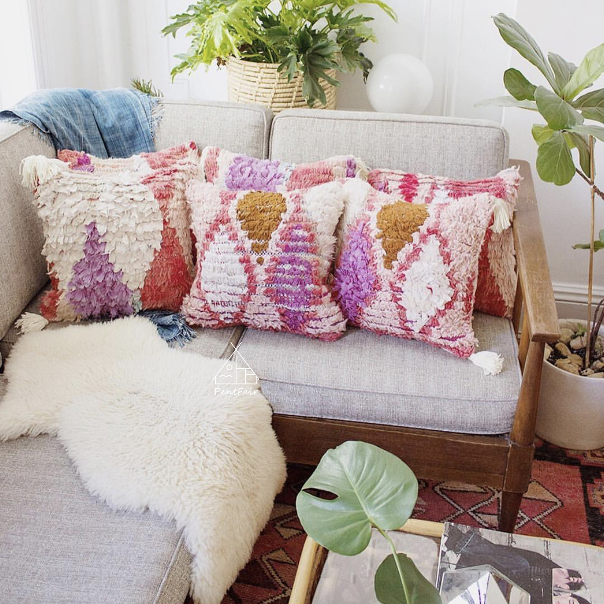 Modern Wool Fur Blanket ÏÖ´úʽÈáÈíÑòë̺ÎÂůµØÌº