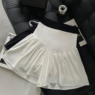 孕妇裤子夏季外穿薄款雪纺托腹短裤夏装怀孕打底裤夏天运动裤裙夏