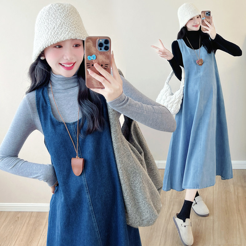 孕妇装春装长袖上衣春季牛仔背心裙春秋两件套连衣裙套装裙子潮妈,孕妇装/孕产妇用品/营养,套装,淘宝优惠券,粉丝福利购,淘宝优惠卷