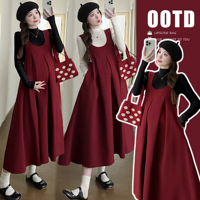 孕妇装秋装长袖打底衫秋季背心裙秋冬装两件套连衣裙套装休闲裙子,孕妇装/孕产妇用品/营养,套装,淘宝优惠券,粉丝福利购,淘宝优惠卷