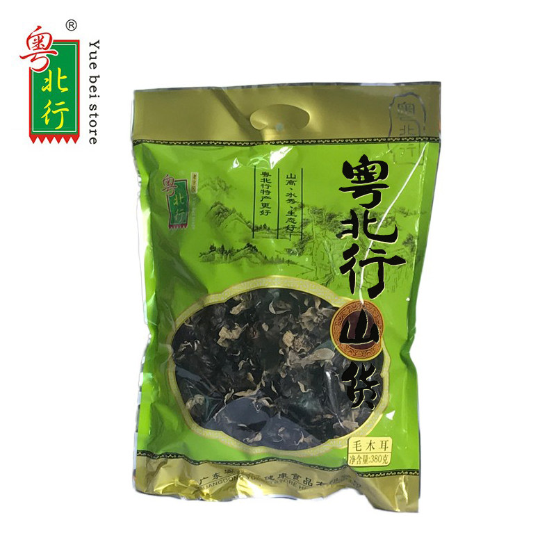 粤北行毛木耳脆黒木耳干货380g