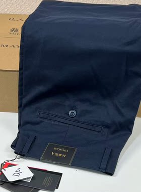 雅戈尔薄款免烫男士直筒休闲裤