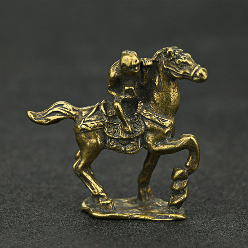 纯黄铜马上封猴办公室桌面小摆件家居茶宠装饰品文玩手把件工艺品,家居饰品,装饰摆件,淘宝优惠券,粉丝福利购,淘宝优惠卷