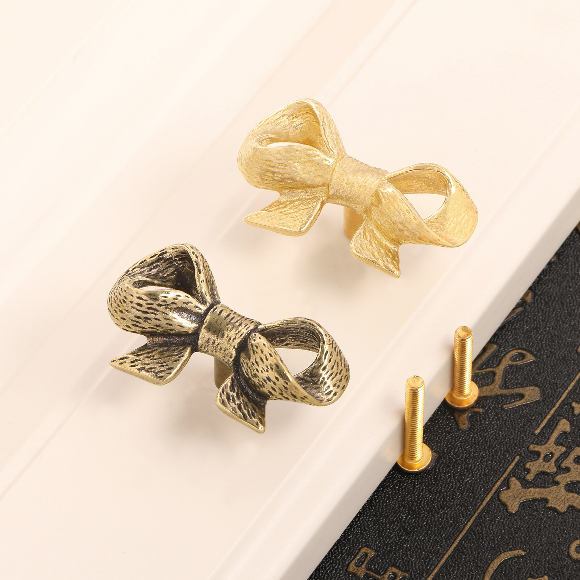 创意黄铜门把手豹纹蝴蝶结北欧风美式橱柜门拉手衣柜挂钩铜工艺品,基础建材,小拉手,淘宝优惠券,粉丝福利购,淘宝优惠卷