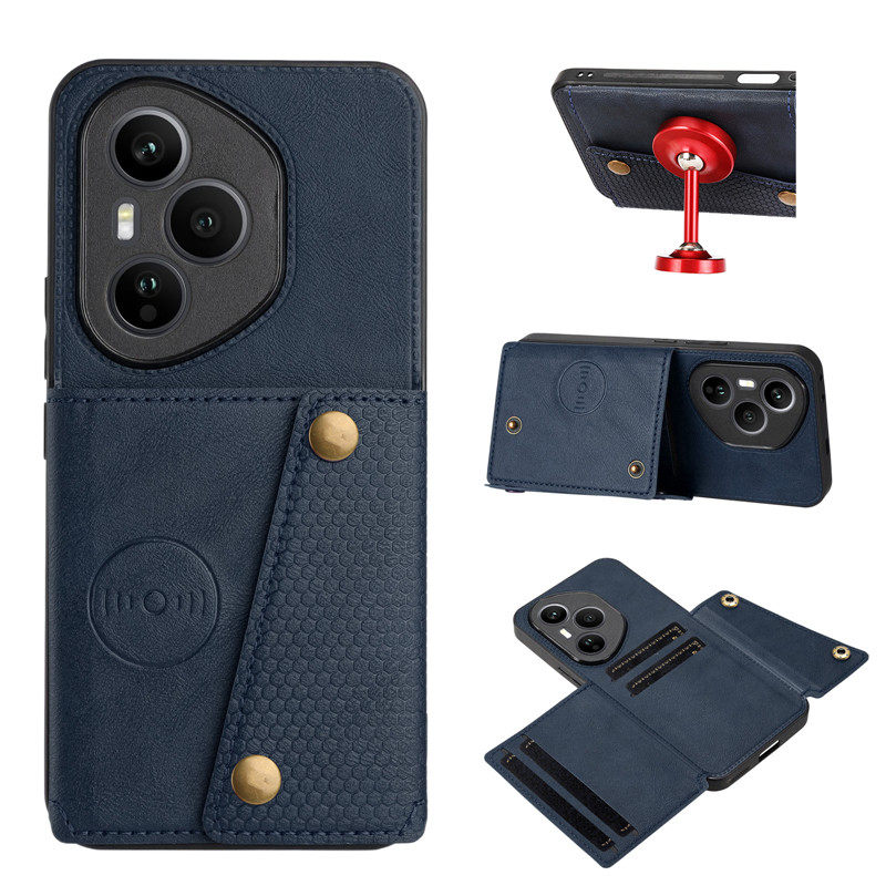 适用于荣耀400Pro手机壳插卡放卡包零钱创意车载磁吸款Honor400保护皮套软全包边防摔300/200商务海外版男女