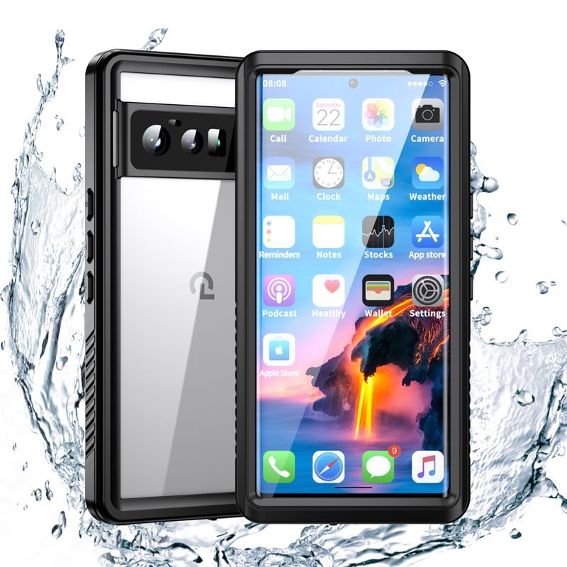 适用于谷歌pixel6pro手机壳三防全包保防水防摔Pixel6A保护套硅胶软创意浮潜水拍摄玩水游泳漂流外卖防雨小众