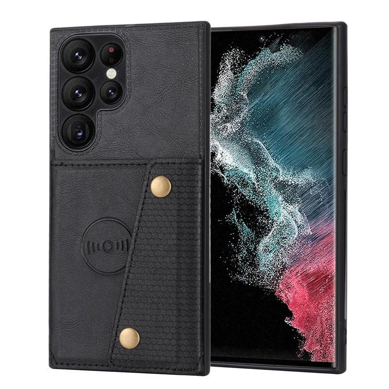 适用于三星GalaxyS24Ultra手机壳卡包放卡零钱创意车载磁吸S24FE保护套S26/S25Edge/S23/S22公交门禁卡槽商务