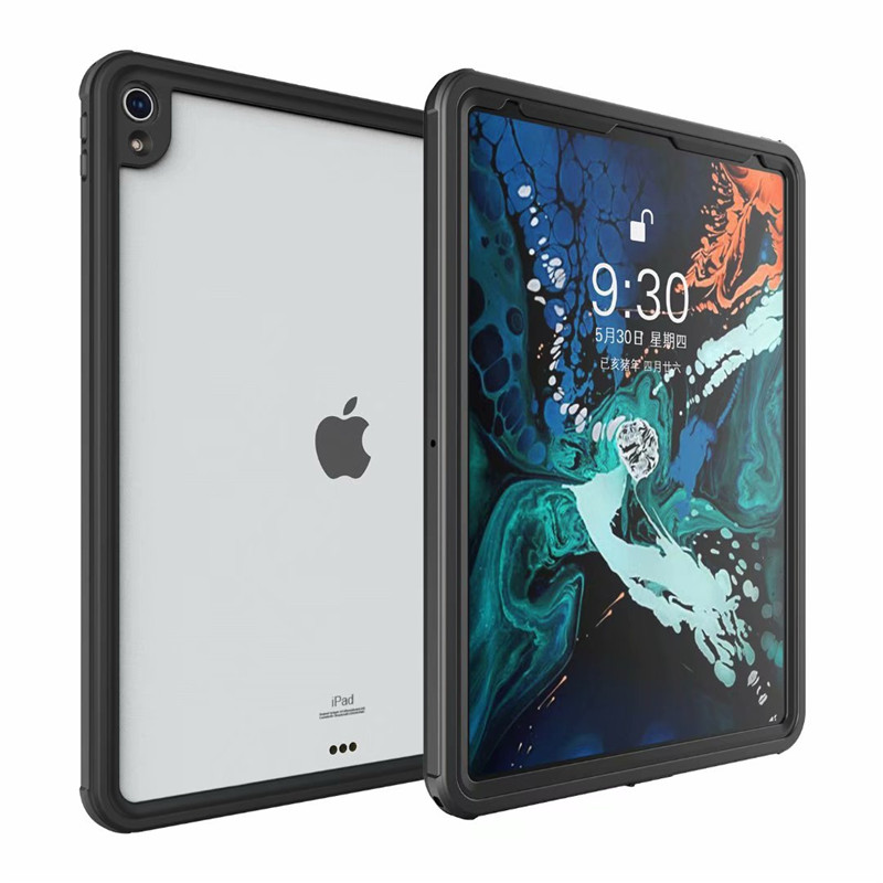iPadPro12.9 2022手机壳三防全包防摔防尘沙防雨雪iPad10.9/11保护套Air4/5/10代硅胶软潜水拍摄户外游泳个性