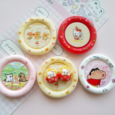 微缩卡通kt仿真食玩盘子捏捏场景装饰手工diy钥匙扣冰箱贴配件