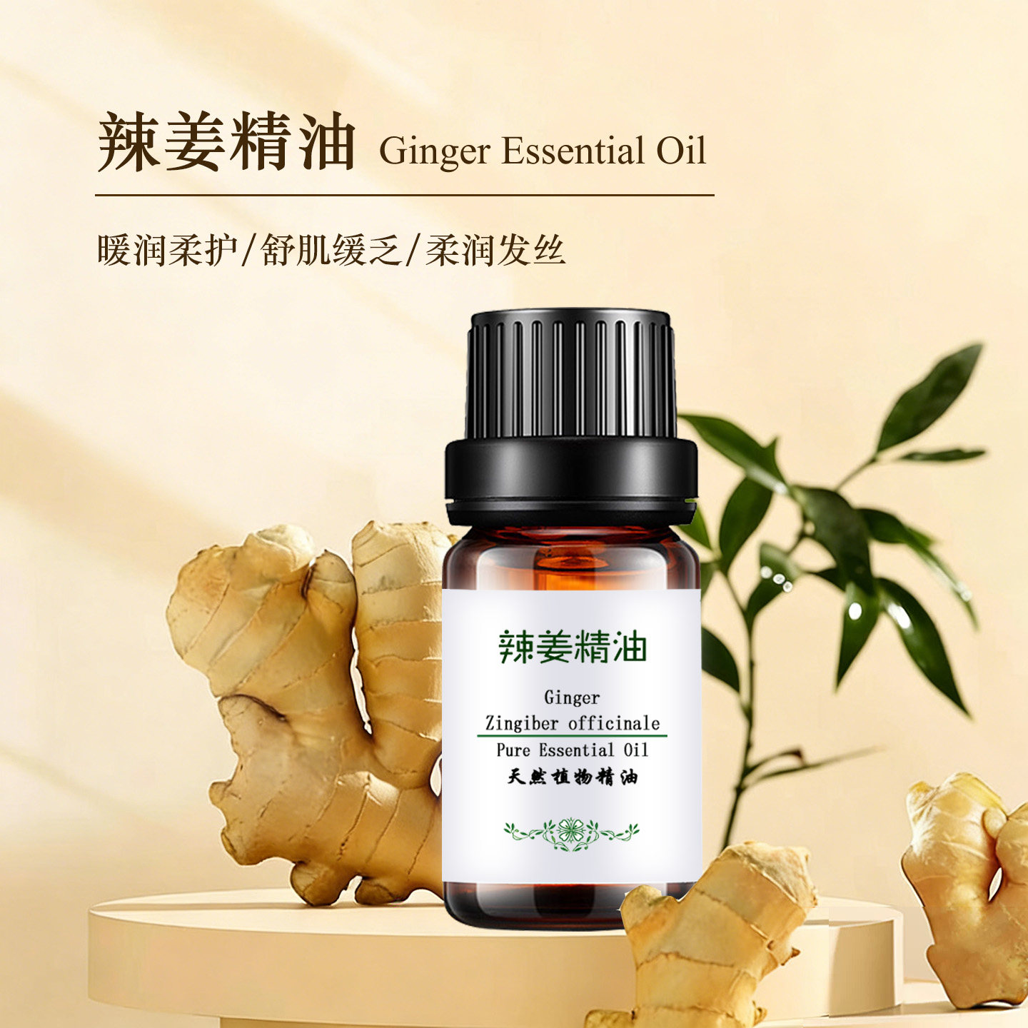 单方生姜精油老姜发热驱寒通经络图片