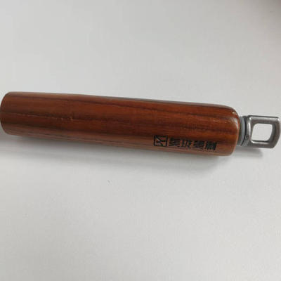 美珑美利雅典铁锅把手 炒锅煎炒锅木手柄 锅具配件