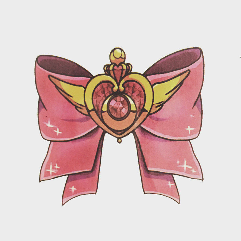 欣苏橙 蝴蝶结纹身贴防水仙持久美少女战士仿真腿上半臂软妹文身