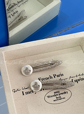 Fanxy韩国博主同款新款ins风土星发夹女侧边刘海夹子头饰发卡发饰