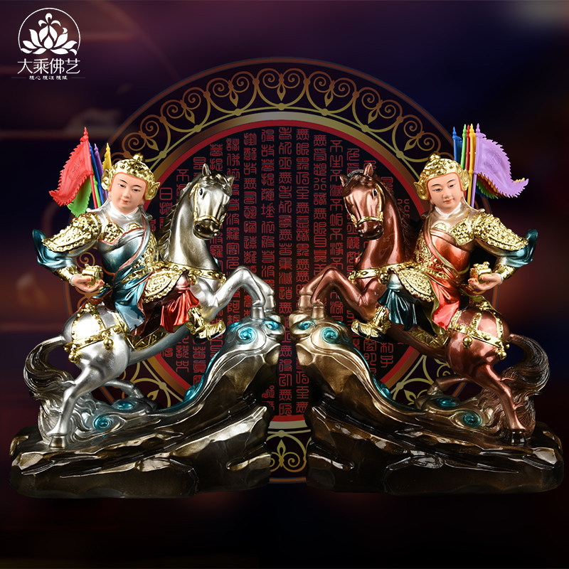 报马像仙家大报马二灵通黄小跑神像新款树脂吸仙堂黄小闹骑马将军