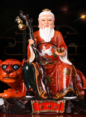 山神爷神像供奉树脂居家摆件