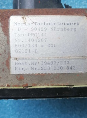 MAK Noris-Tachometerwerk PRQ144