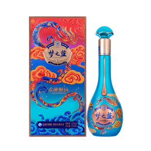 洋河 梦之蓝 金蛇旺运 52度550mL 蛇年纪念酒