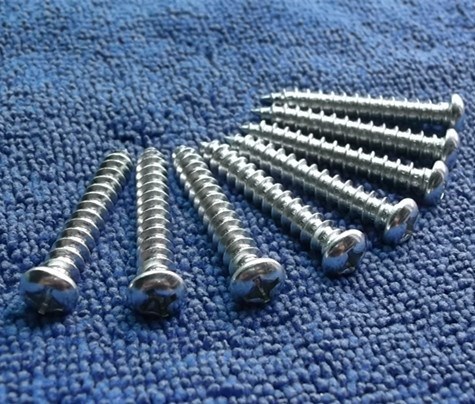 PA白锌圆头盘头自攻螺丝ST2.9M4M5M6x5x6x8x10x12x14x16x18x20x25