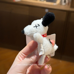 现货日本本土环球影城史努比查理奥拉夫中号可爱毛绒包挂件