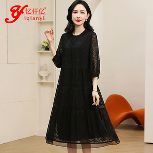 杭州名牌桑蚕丝高端气质连衣裙女装时尚精致真丝裙子2026夏季新款