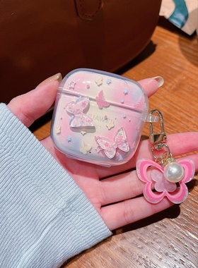 适用华为freeclip2保护套2025free clip2耳夹耳机套华为clip二代保护壳蓝牙无线透明TPU分体软壳新款卡通壳