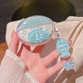 适用OPPO 蓝牙耳机套free4卡通防摔TPU分体新款 Enco Free4保护套一加buds4软壳oppoencofree4丹拿版