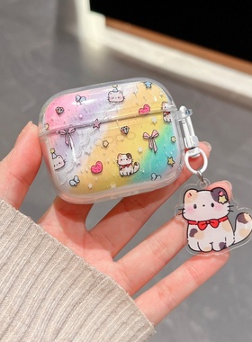 OPPO Enco R4蓝牙耳机保护壳适用适用OPPOEnco官方新款R4耳机套oppoR4保护壳echo创意encoR4透明TPU外壳防摔