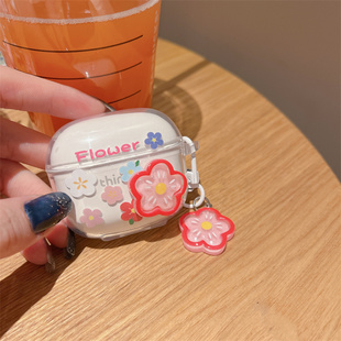 联想Lp40耳机套适用LENOVO Lp40s蓝牙耳机套thinkplus Lp40pro保护套透明壳DIY女生款可爱卡通挂件新款耳机套