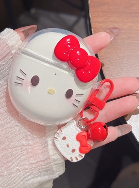 适用OPPO Enco R蓝牙耳机保护套可爱卡通oppoencor防摔TPU透明软壳立体KT猫新款网红encor无线蓝牙保护壳