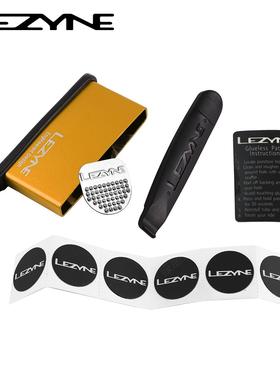 LEZYNE雷音LEVER KIT自行车免胶水补胎片山地车公路车补胎工具盒