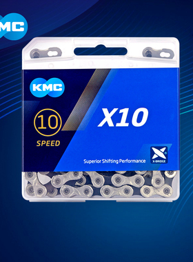 台湾KMC自行车10速链条30/20速山地车公路车变速黄金链条单车通用